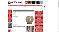 Desktop Screenshot of kultinf.gyor.hu