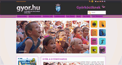 Desktop Screenshot of gyorkoc.gyor.hu