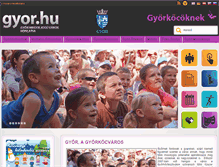 Tablet Screenshot of gyorkoc.gyor.hu