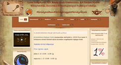 Desktop Screenshot of hyperion.krudy.gyor.hu